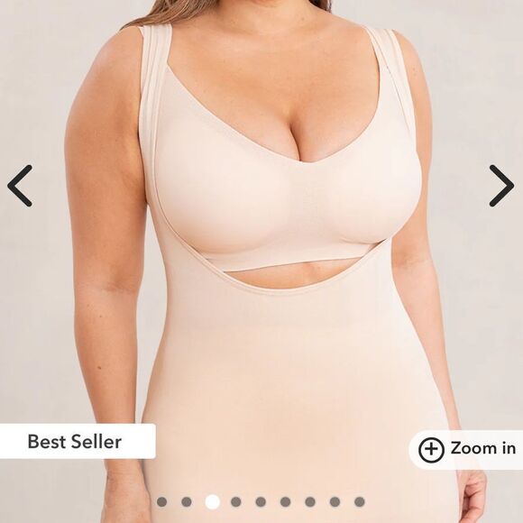 Shapermint Essentials Open Bust Shaper Cami Beige‎ 3XL NWT in packaging - Picture 2 of 7